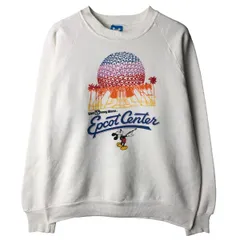 古着 80年代 ディズニー DISNEY MICKEY MOUSE ミッキーマウス キャラクタースウェットシャツ トレーナー USA製 メンズM相当/eaa480191