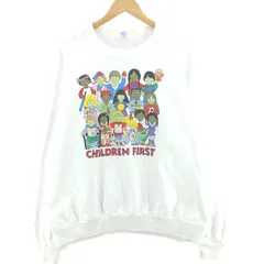 古着 80~90年代 ジャージーズ Jerzees プリントスウェットシャツ トレーナー USA製 メンズXL相当 ヴィンテージ/eaa482715