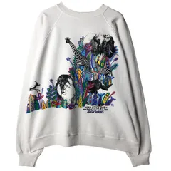 古着 90年代 ヘインズ Hanes ACTIVEWEAR 大判プリント アニマル スウェットシャツ トレーナー USA製 メンズXL相当/eaa482820