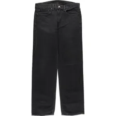 古着 リーバイス Levi's 505 ブラックデニム テーパードデニムパンツ メンズw34相当/eaa483188