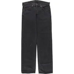 古着 リーバイス Levi's 505 ブラックデニム テーパードデニムパンツ メンズw33相当/eaa483204
