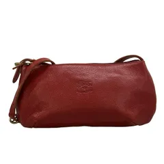 IL BISONTE(イルビゾンテ) ショルダーバッグ - レッド ミニバッグ レザー