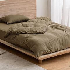 ZARA home ウォッシュリネン フラットシーツ 完売品 ブラウン - メルカリ