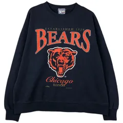古着 90年代 リー Lee SPORT NFL CHICAGO BEARS シカゴベアーズ プリントスウェットシャツ トレーナー USA製 メンズXL相当/eaa482812
