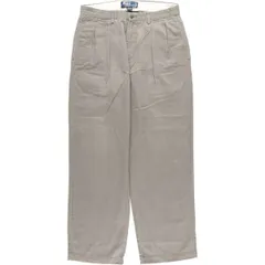 古着 ラルフローレン Ralph Lauren POLO by Ralph Lauren ANDREW PANT ツータック チノパンツ メンズw33相当/eaa480237