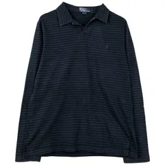 古着 ラルフローレン Ralph Lauren POLO by Ralph Lauren 長袖 ボーダー ポロシャツ メンズL相当/eaa607815