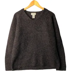 古着 90~00年代 エルエルビーン L.L.Bean カラーネップ Vネック ウールニットセーター レディースM相当 ヴィンテージ/eaa601978