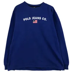 古着 00年代 ラルフローレン Ralph Lauren POLO JEANS COMPANY ロゴスウェットシャツ トレーナー メンズL相当/eaa482076