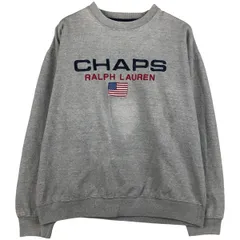 古着 ラルフローレン Ralph Lauren CHAPS チャップス ロゴスウェットシャツ トレーナー メンズL相当/eaa482163
