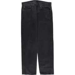 古着 リーバイス Levi's 505 ブラックデニム テーパードデニムパンツ メンズw34相当/eaa483205