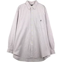 古着 ラルフローレン Ralph Lauren 長袖 ボタンダウンストライプシャツ メンズL相当/eaa609699