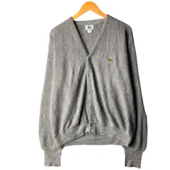古着 80~90年代 ラコステ LACOSTE IZOD アクリルニットカーディガン USA製 メンズL相当 ヴィンテージ/eaa483222