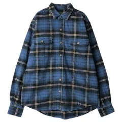 古着 フィールドアンドストリーム FIELD&STREAM 長袖 ヘビーネルチェックシャツ メンズL相当/eaa609103