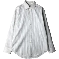 古着 カルバンクライン Calvin klein 長袖 コットンストライプシャツ メンズL相当/eaa609192
