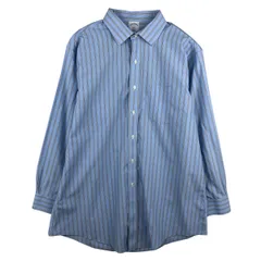 古着 ブルックスブラザーズ Brooks Brothers 346 マルチストライプ 長袖 コットンストライプシャツ メンズXL相当/eaa459500