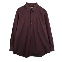 古着 バーバリー Burberry's BURBERRY LONDON 長袖 ボタンダウンストライプシャツ 英国製 メンズXL相当/eaa459513