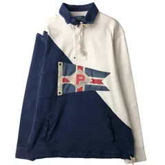 古着 ラルフローレン Ralph Lauren POLO by Ralph Lauren CUSTOM FIT 長袖 ラガーシャツ メンズL相当/eaa608177