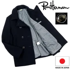 【B3701】【極美品】【日本製】【カシミヤ混】Ron Herman ロンハーマン ピーコート ウールコート サイズS