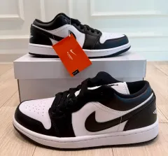 (255)(新品)ナイキ スニーカー エア ジョーダン 1 ロー 白 ブラック