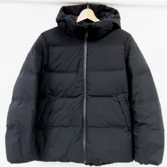 人気モデル UNIQLO ユニクロ 羽毛 シームレスダウンパーカ フーディージャケット 黒  L レディース