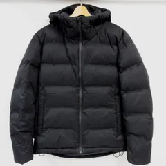定番人気 UNIQLO ユニクロ 羽毛 シームレスダウンパーカ フーディージャケット L 黒 メンズ