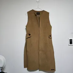 ブラウン ロング ベスト