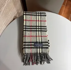 BURBERRY バーバリー チェック CHECK マフラー (SC65 スカーフ ラムウール カシミア ノヴァチェック