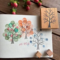 スタンプ　No. 9518木セット