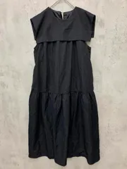 La-gemme ラジエム ティアード セーラーカラー ノースリーブ ノースリーブ ワンピース sizeF/黒 ■◆ レディース