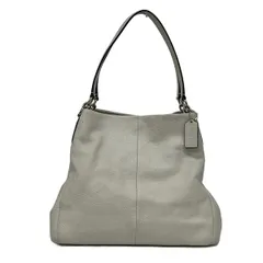 COACH(コーチ) ショルダーバッグ ラグジュアリーペブルドレザーフィービー F35723 ベージュ レザー