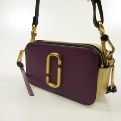【姫路東店】 中古 MARC JACOBS | マークジェイコブス ショルダーバッグ THE SNAPSHOT M0010972 パープル 【121】
