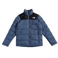 THE NORTH FACE / ザ・ノースフェイス 21FW 550フィル ヌプシダウンジャケット ブルー×ブラック Mサイズ