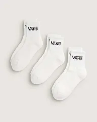 VANS Classic Half Crew 3-Pack Sock WHITE ホワイト ソックス 靴下セット クラシック ハーフクルーソックス（3足）