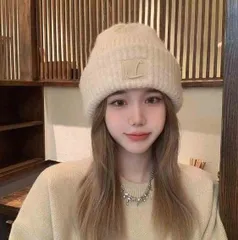 楽天第1位 {ブラウンのみ}2580円ー＞699円　ニット帽 レディース メンズ キッズ ビーニー 大きいサイズ 男女兼用 防寒 ぼうし スノボ キャップ 秋冬 ふわふわ カジュアル ケーブル編み リブ編み 暖かい 可愛い 冬アイテム 防寒対策 小顔効果 大人