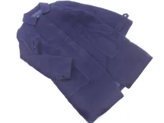 MACPHEE マカフィー トゥモローランド ウール混 ステンカラー コート size38/紺 ◇■ レディース