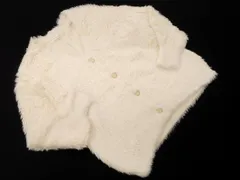 MAJESTIC LEGON マジェスティックレゴン シャギー ニット オーバーサイズ カーディガン sizeM/アイボリー ◇■ レディース