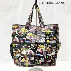 ヒステリック ミニ 総柄 多収納バッグ マザーズバッグ black レディース - ISItems【USED】【古着】【中古】50151613