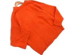 CLASSICAL ELF クラシカルエルフ 2WAY バックボタン ニット セーター sizeM/オレンジ ◇■ レディース