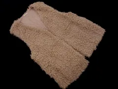 CLASSICAL ELF クラシカルエルフ ファー ベスト sizeL/ベージュ ◇■ レディース