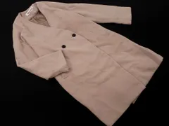 natural couture ナチュラルクチュール ノーカラー コート sizeF/ベージュ ◇■ レディース