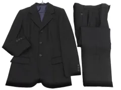 J.PRESS ジェイプレス ウール100% ストライプ セットアップ ジャケット パンツ スーツ size9/紺  ◇■ レディース