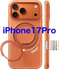 【TORRAS】iPhone 17 Pro 用ケース 【カチカチ・多機能360度回転スタンド】リング Ostand O3 Fitness MagSafe対応 米軍MIL規格耐衝撃 スタンド 指紋防止 黄変防止 カメラコントロールボタン付き