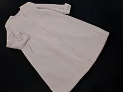 NATURAL BEAUTY BASIC ナチュラルビューティーベーシック ウール混 ノーカラー コート sizeS/ライトグレー ◇■ レディース