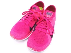 NIKE ナイキ フリー 4 0 フライニット 631050 601 ランニングシューズ スニーカー size26ｃｍ/ピンク ■■ メンズ