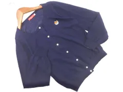 earth music&ecology アースミュージック＆エコロジー 刺繍 カーディガン sizeS/紺 ◇■ レディース