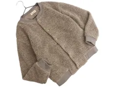 SM2 サマンサモスモス ボア ブルゾン ジャケット sizeF/グレージュ ◇■ レディース