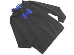 UNDER ARMOUR アンダーアーマー ロゴ プルオーバー パーカー sizeXXL/黒 ◇■ メンズ