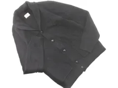 green label relaxing グリーンレーベルリラクシング ユナイテッドアローズ ウール100% ショール カーディガン sizeS/黒 ◇■ メンズ