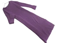 URBAN RESEARCH アーバンリサーチ リブ ニット ワンピース sizeF/紫 ◇■ レディース