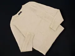 green label relaxing グリーンレーベルリラクシング ユナイテッドアローズ モヘア混 ニット セーター ライトベージュ ◇■ レディース